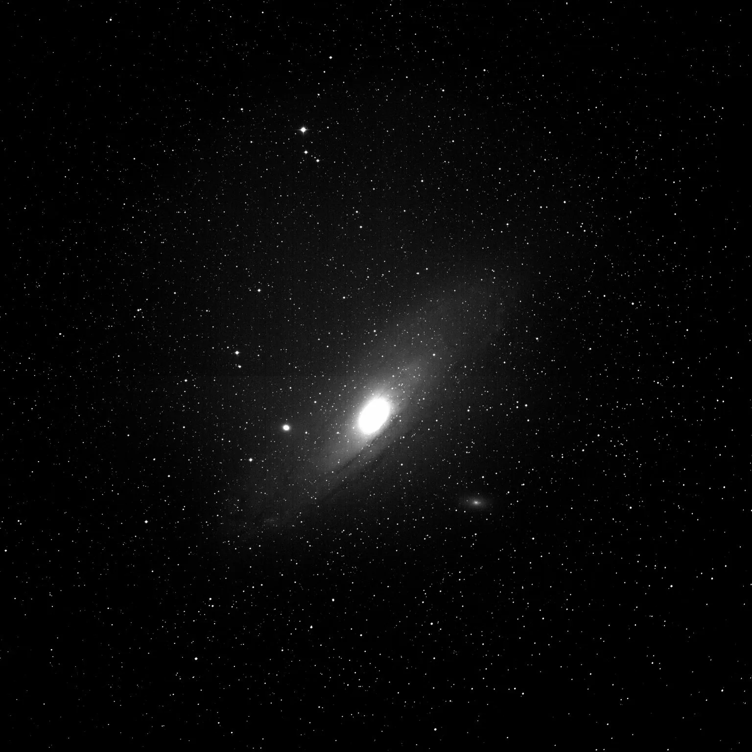 Atlar-ATLAR Observes the Andromeda Galaxy During Inoscope Project Session